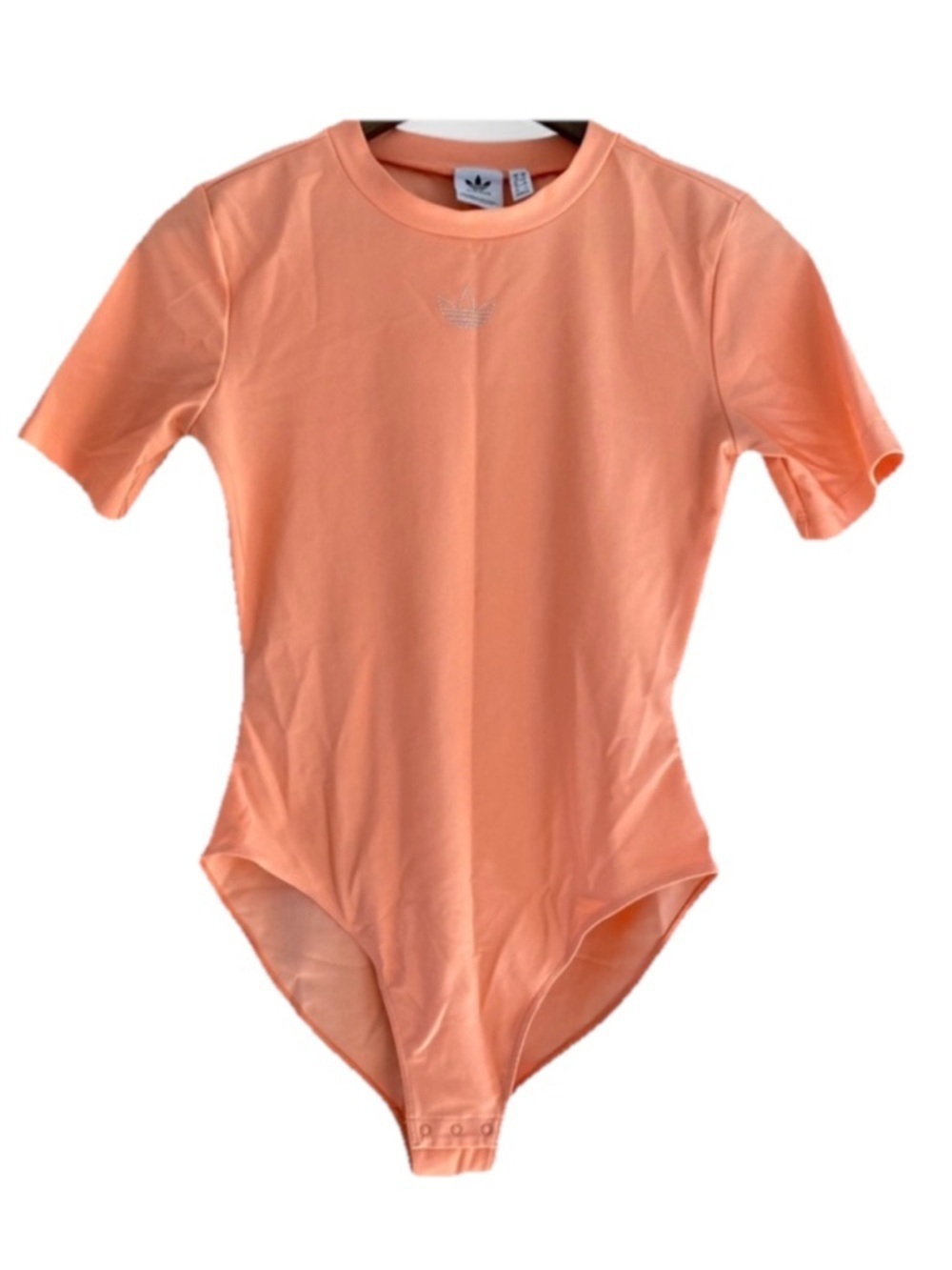 Adidas Women’s Short Sleeve Bodysuit Coral Size Small